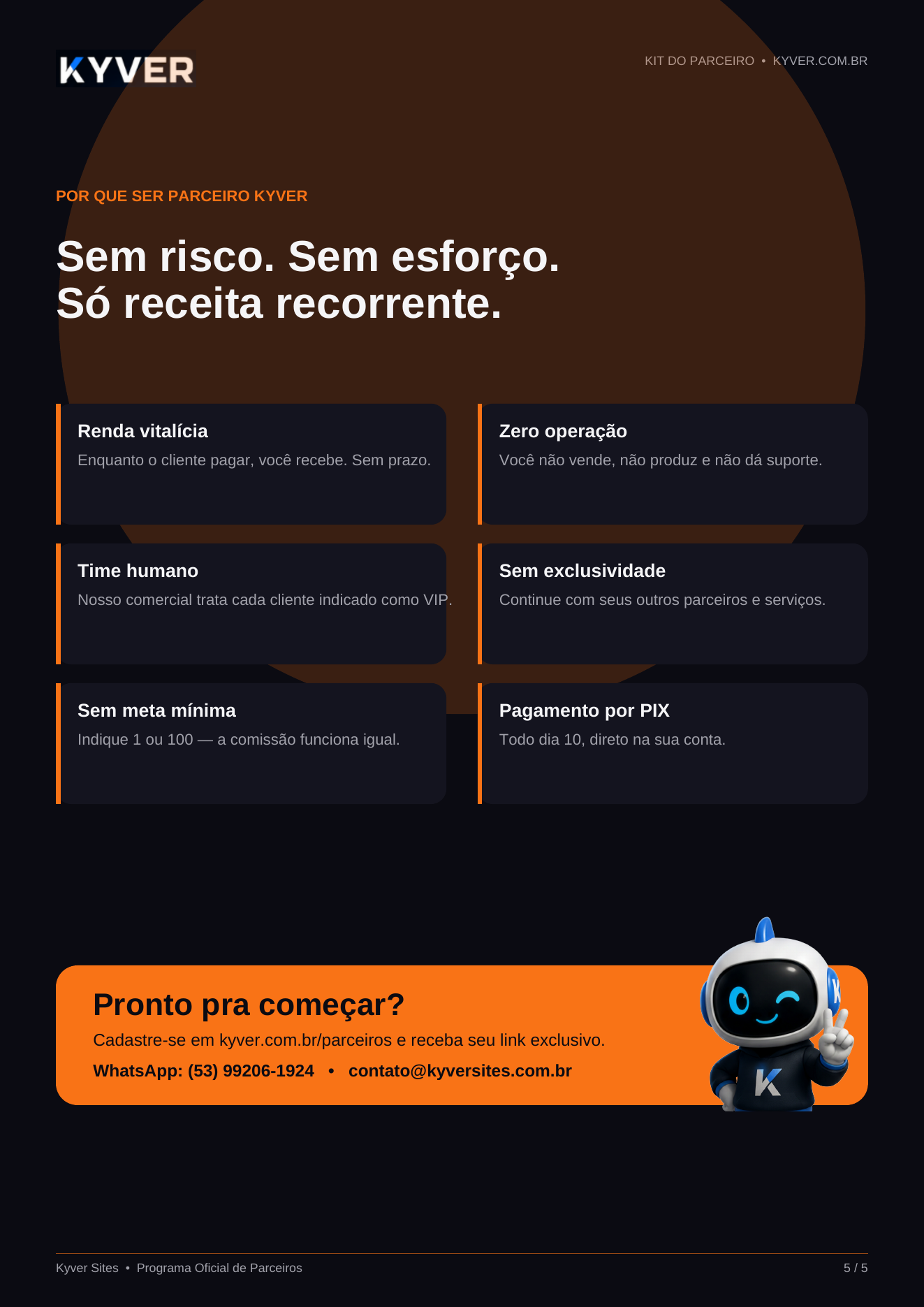 Página 5 do Kit do Parceiro Kyver